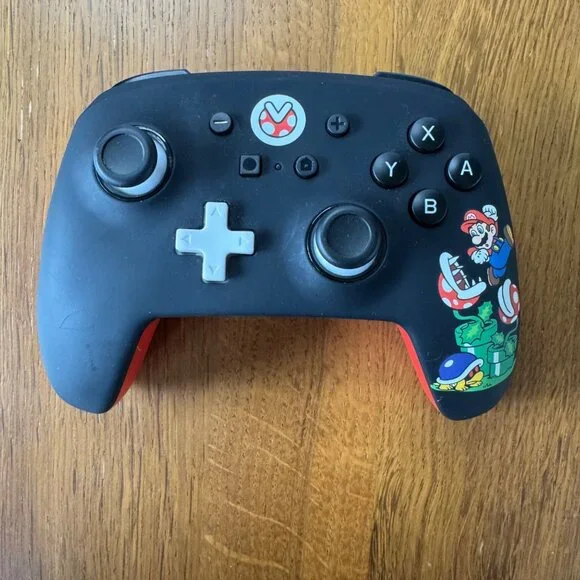 NINTENDO SWITCH Power A Enhanced Wireless Controller Super Mario Mayhem Like New - Picture 5 of 7